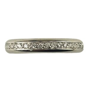 18 Karat White Gold Diamond Eternity Band Ring Size 6.25 #16838